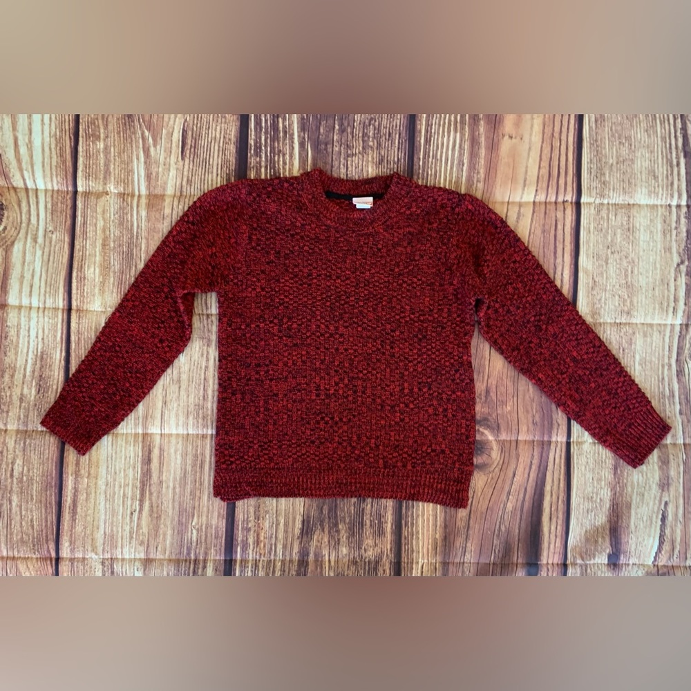American Sweetheart Women's Long Sleeve Pullover Red & Black Sweater Size: M
